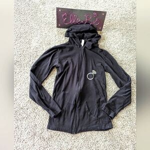 EUC Black Bride Full Zip Hoodie S